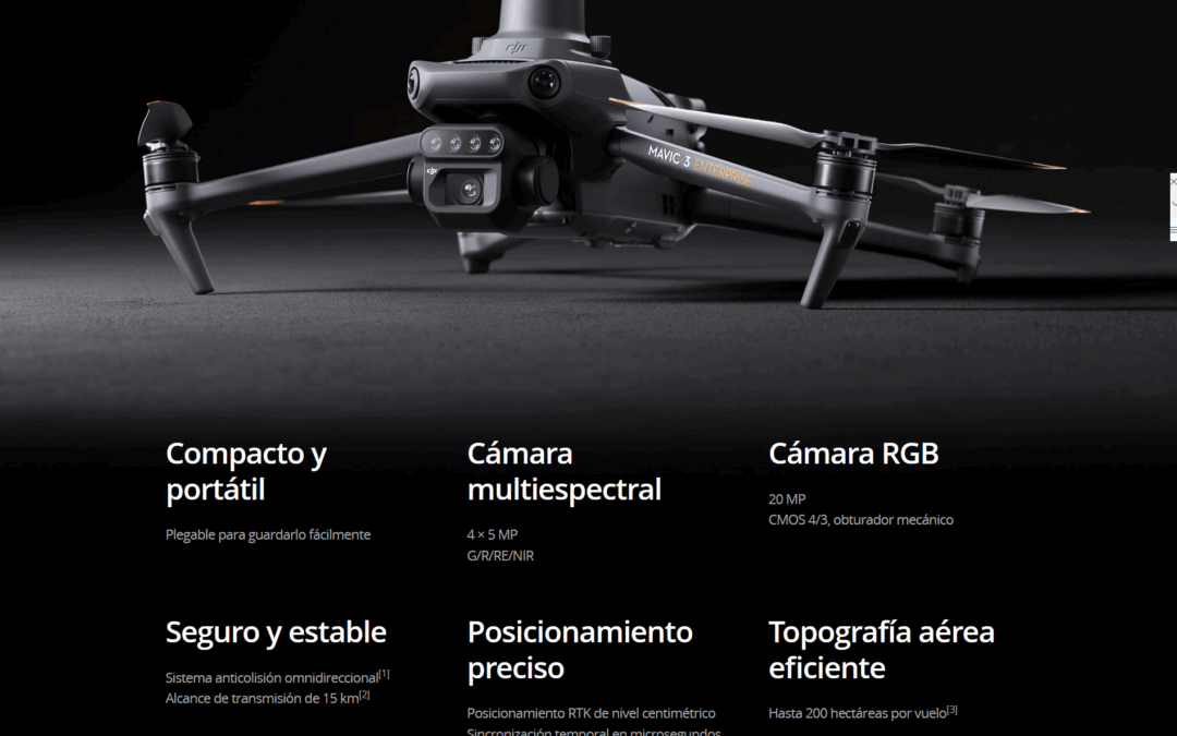 DRONES COMERCIALES CON INTELIGENCIA ARTIFICIAL DJI.