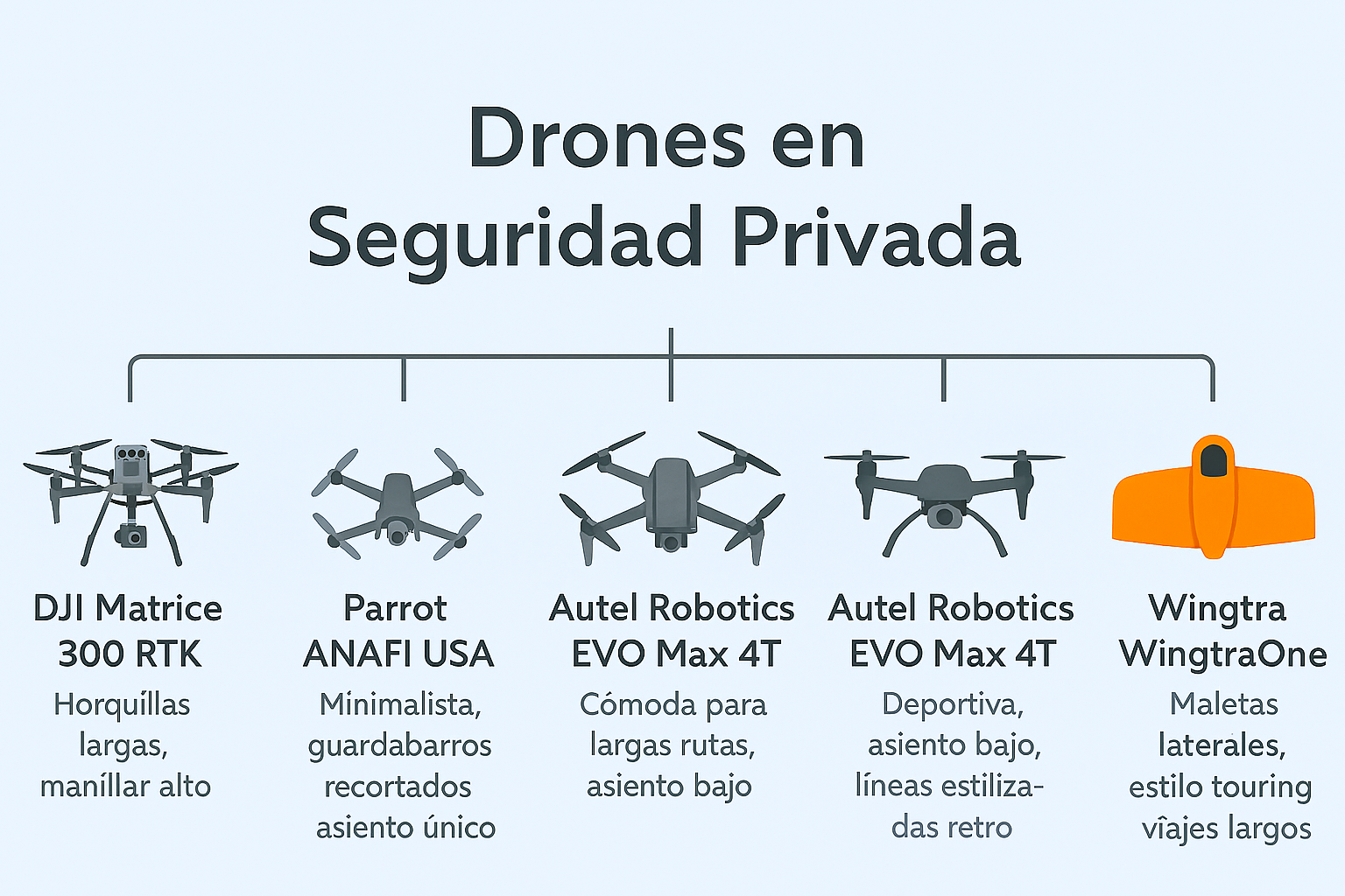 TIPOS DE DRONES DE SEGURIDAD PRIVADA TIPOS DE DRONES DE SEGURIDAD PRIVADA