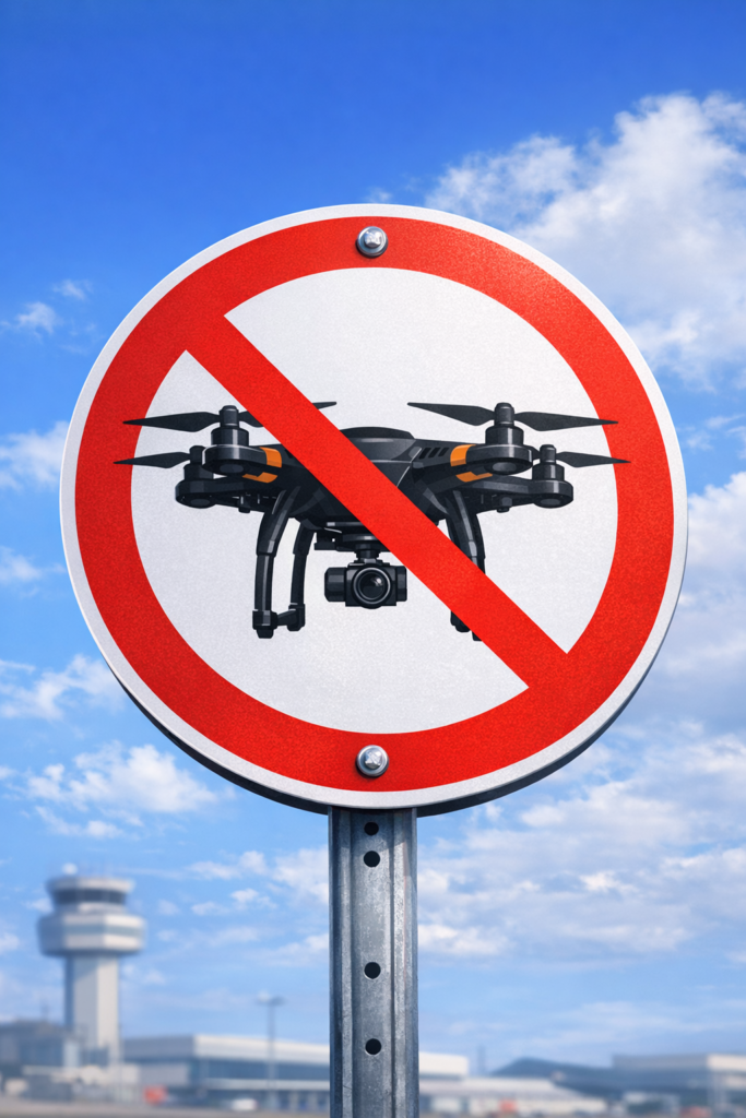 Cuando no se puede volar un dron