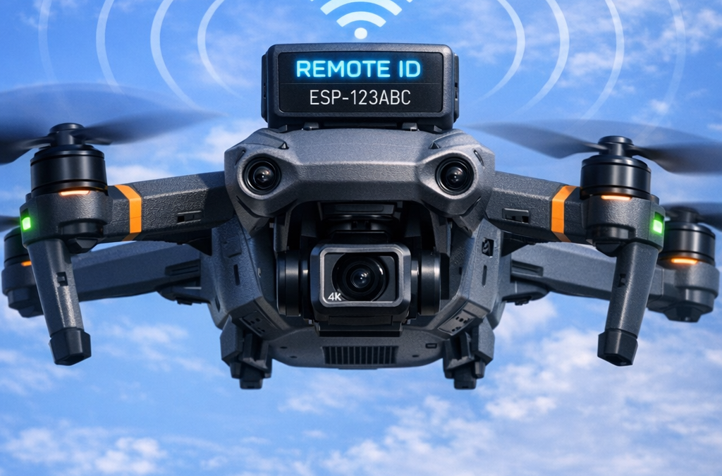 Que es la identificación electrónica de drones